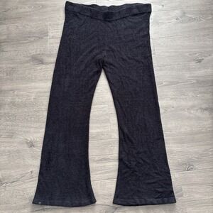 Barefoot Dreams Black Wide-Leg Pants